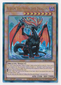 Albion the Shrouded Dragon (Ultimate Rare) single card from Yu-Gi-Oh!