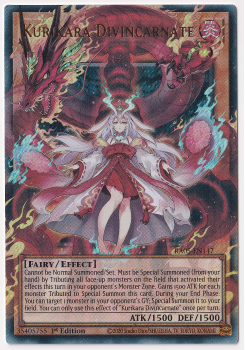 Kurikara Divincarnate (Ultra Rare) single card from Yu-Gi-Oh!