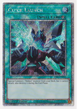 Quick Launch (Platinum Secret Rare) single card from Yu-Gi-Oh!
