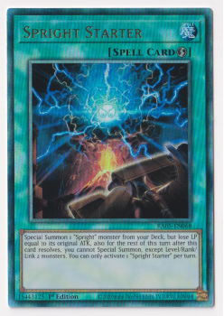 Spright Starter (Ultimate Rare) single card from Yu-Gi-Oh!