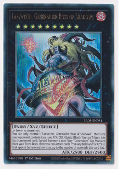 Laevatein, Generaider Boss of Shadows (Ultra Rare) single card from Yu-Gi-Oh!