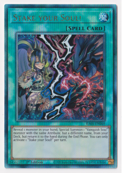 Stake your Soul! (Ultimate Rare) single card from Yu-Gi-Oh!