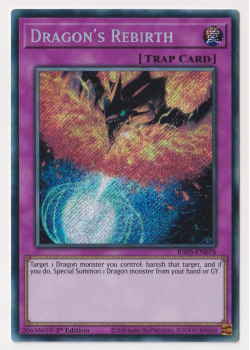 Dragon's Rebirth (Secret Rare) single card from Yu-Gi-Oh!