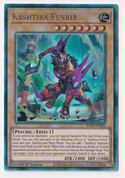 Kashtira Fenrir (Ultimate Rare) single card from Yu-Gi-Oh!