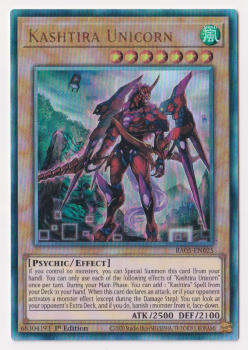 Kashtira Unicorn (Ultimate Rare) single card from Yu-Gi-Oh!