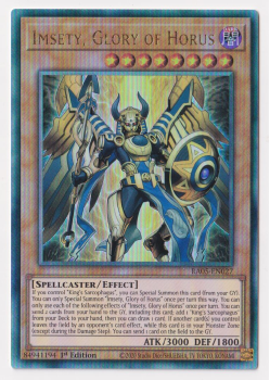 Imsety, Glory of Horus (Ultimate Rare) single card from Yu-Gi-Oh!