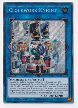 Clockwork Knight (Secret Rare) single card from Yu-Gi-Oh!