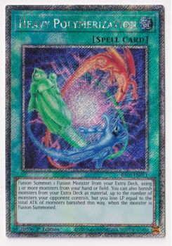 Heavy Polymerization (Platinum Secret Rare) single card from Yu-Gi-Oh!