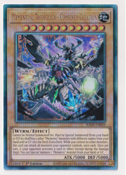 Mementoal Tecuhtlica - Combined Creation (Ultimate Rare) single card from Yu-Gi-Oh!