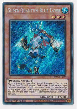 Super Quantum Blue Layer (Secret Rare) single card from Yu-Gi-Oh!