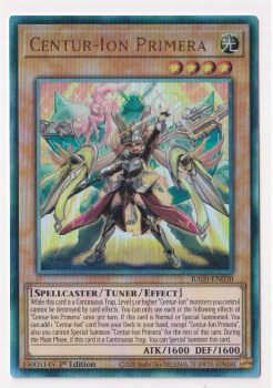 Centur-Ion Primera (Ultimate Rare) single card from Yu-Gi-Oh!