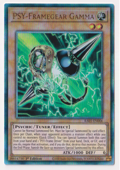 PSY-Framegear Gamma (Ultimate Rare) single card from Yu-Gi-Oh!