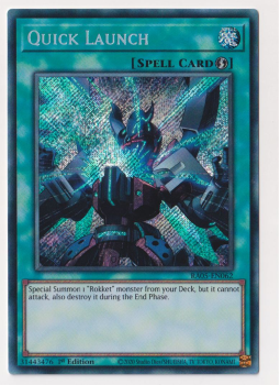 Quick Launch (Secret Rare) single card from Yu-Gi-Oh!