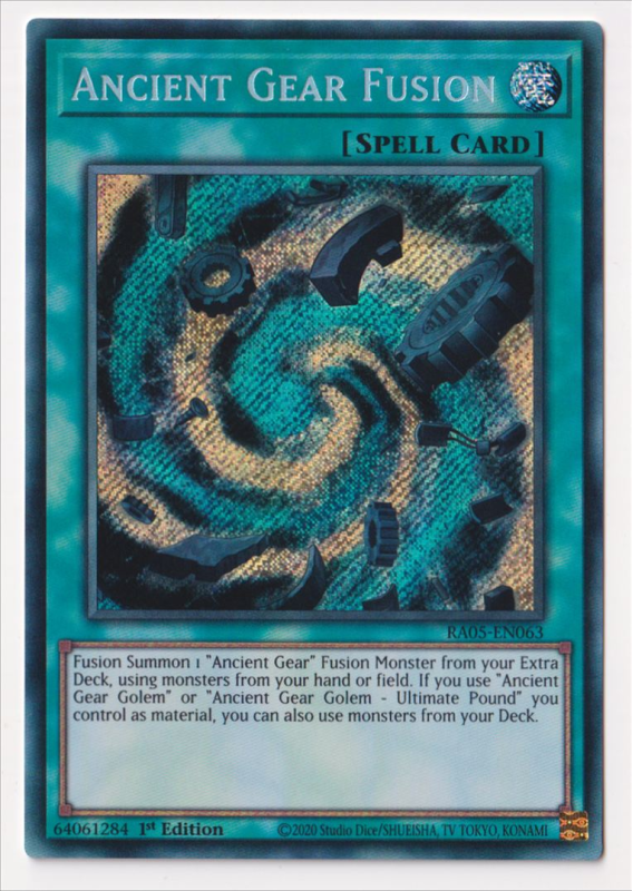 every ghost rare yugioh card Ancient Gear Gadget SGX1-END11 Yu-Gi-Oh! Card main image 0