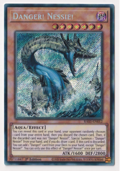 Danger! Nessie! (Secret Rare) single card from Yu-Gi-Oh!