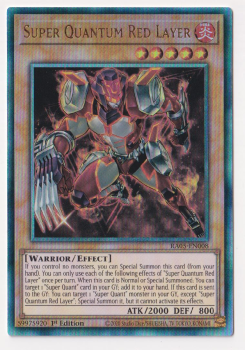 Super Quantum Red Layer (Ultimate Rare) single card from Yu-Gi-Oh!