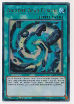 Ancient Gear Fusion (Ultra Rare) single card from Yu-Gi-Oh!