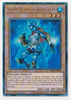 Super Quantum Blue Layer (Ultimate Rare) single card from Yu-Gi-Oh!