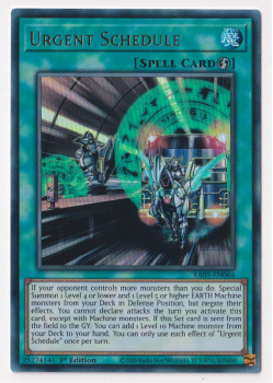 Urgent Schedule (Ultra Rare) single card from Yu-Gi-Oh!