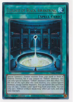 Eldlixir of Black Awakening (Ultra Rare) single card from Yu-Gi-Oh!
