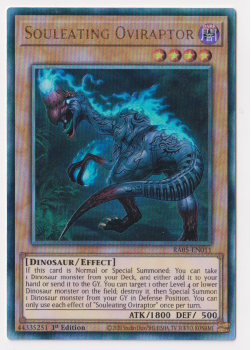 Souleating Oviraptor (Ultimate Rare) single card from Yu-Gi-Oh!