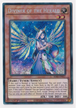 Diviner of the Herald (Secret Rare) single card from Yu-Gi-Oh!