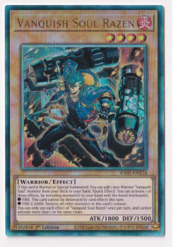 Vanquish Soul Razen (Ultimate Rare) single card from Yu-Gi-Oh!