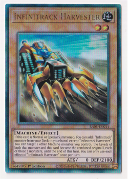 Infinitrack Harvester (Ultimate Rare) single card from Yu-Gi-Oh!