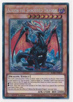 Albion the Shrouded Dragon (Secret Rare) single card from Yu-Gi-Oh!