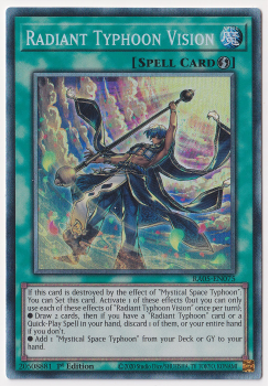 Radiant Typhoon Vision (Collector's Rare) single card from Yu-Gi-Oh!