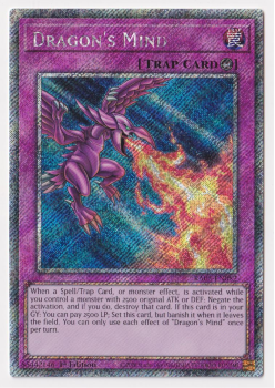 Dragon's Mind (Platinum Secret Rare) single card from Yu-Gi-Oh!