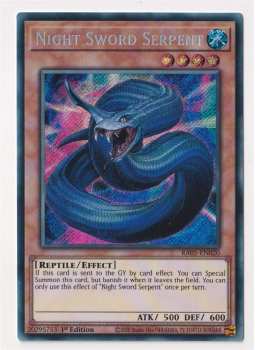 Night Sword Serpent (Secret Rare) single card from Yu-Gi-Oh!
