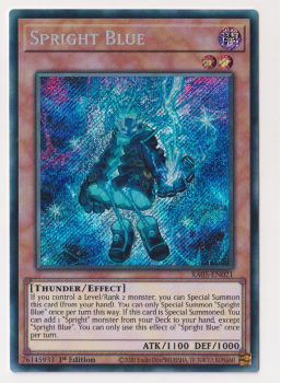 Spright Blue (Secret Rare) single card from Yu-Gi-Oh!
