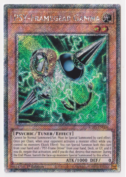 PSY-Framegear Gamma (Platinum Secret Rare) single card from Yu-Gi-Oh!