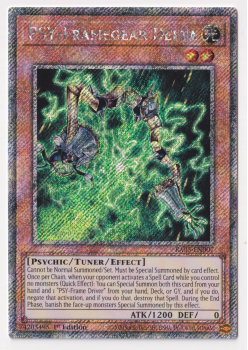 PSY-Framegear Delta (Platinum Secret Rare) single card from Yu-Gi-Oh!
