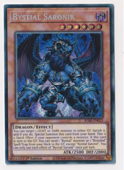 Bystial Saronir (Secret Rare) single card from Yu-Gi-Oh!