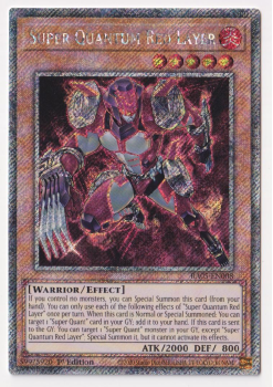Super Quantum Red Layer (Platinum Secret Rare) single card from Yu-Gi-Oh!