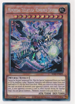 Mementoal Tecuhtlica - Combined Creation (Secret Rare) single card from Yu-Gi-Oh!