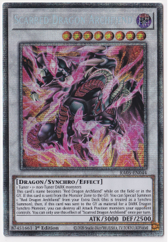 Scarred Dragon Archfiend (Starlight Rare) single card from Yu-Gi-Oh!