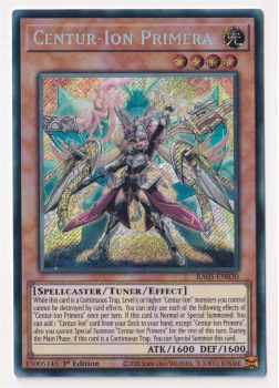 Centur-Ion Primera (Secret Rare) single card from Yu-Gi-Oh!