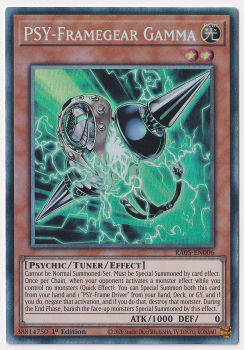 PSY-Framegear Gamma (Collector's Rare) single card from Yu-Gi-Oh!