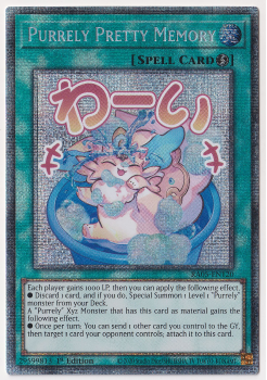 Purrely Pretty Memory (Starlight Rare) single card from Yu-Gi-Oh!