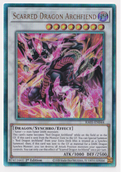 Scarred Dragon Archfiend (Ultimate Rare) single card from Yu-Gi-Oh!