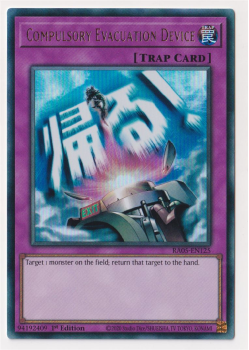 Compulsory Evacuation Device (Ultra Rare) single card from Yu-Gi-Oh!