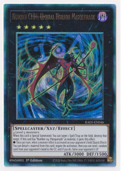 Number C104: Umbral Horror Masquerade (Ultimate Rare) single card from Yu-Gi-Oh!