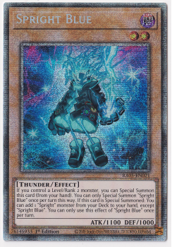 Spright Blue (Starlight Rare) single card from Yu-Gi-Oh!