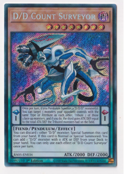 D/D Count Surveyor (Secret Rare) single card from Yu-Gi-Oh!