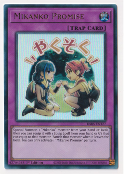Mikanko Promise (Ultra Rare) single card from Yu-Gi-Oh!