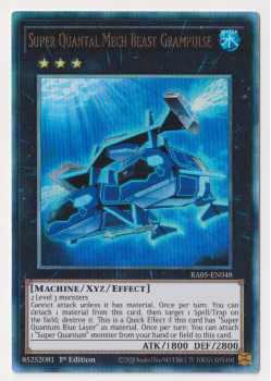 Super Quantal Mech Beast Grampulse (Ultimate Rare) single card from Yu-Gi-Oh!