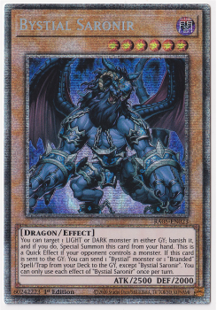 Bystial Saronir (Starlight Rare) single card from Yu-Gi-Oh!